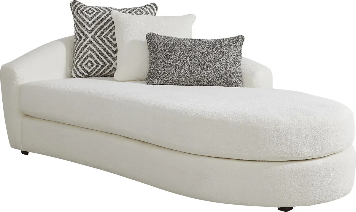 The Swerve White Chaise