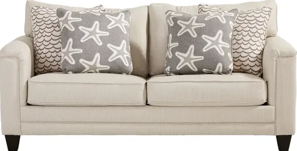 Brightwater Beige Gel-Foam Apartment Sleeper Sofa