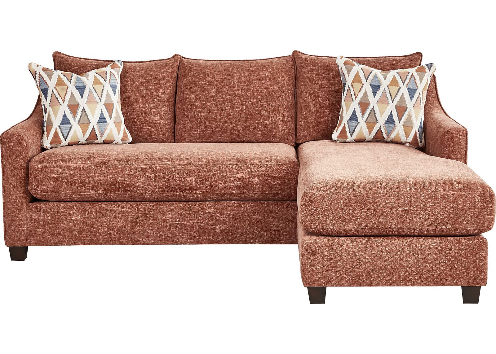 Soho Place Russet Chaise Sofa