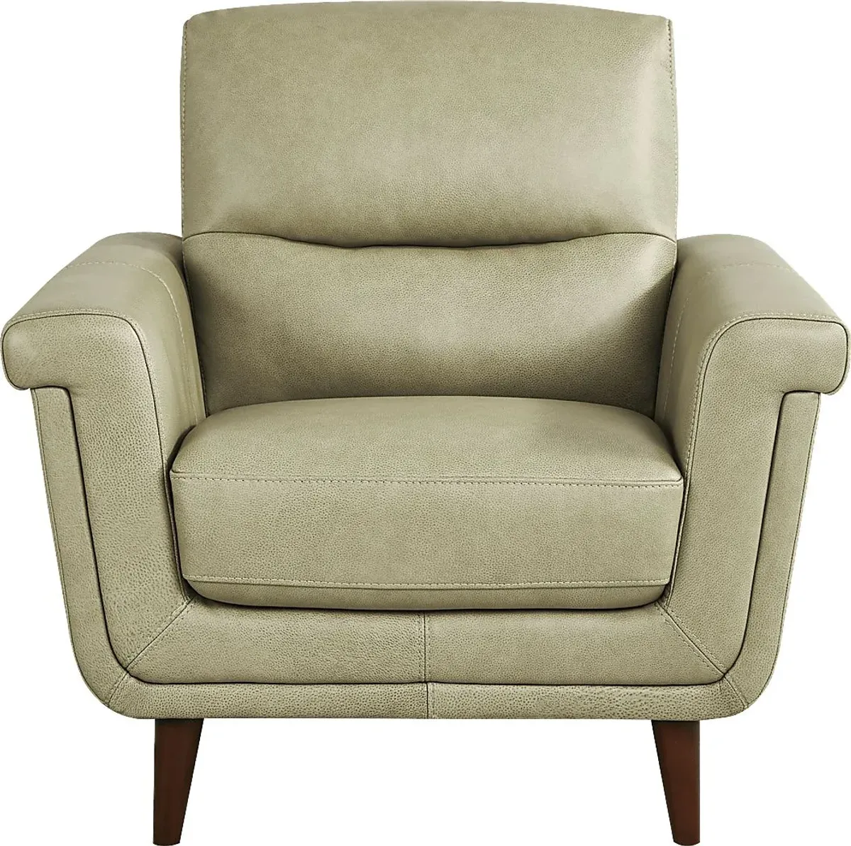 Harrington Park Sage 6 Pc Leather Living Room