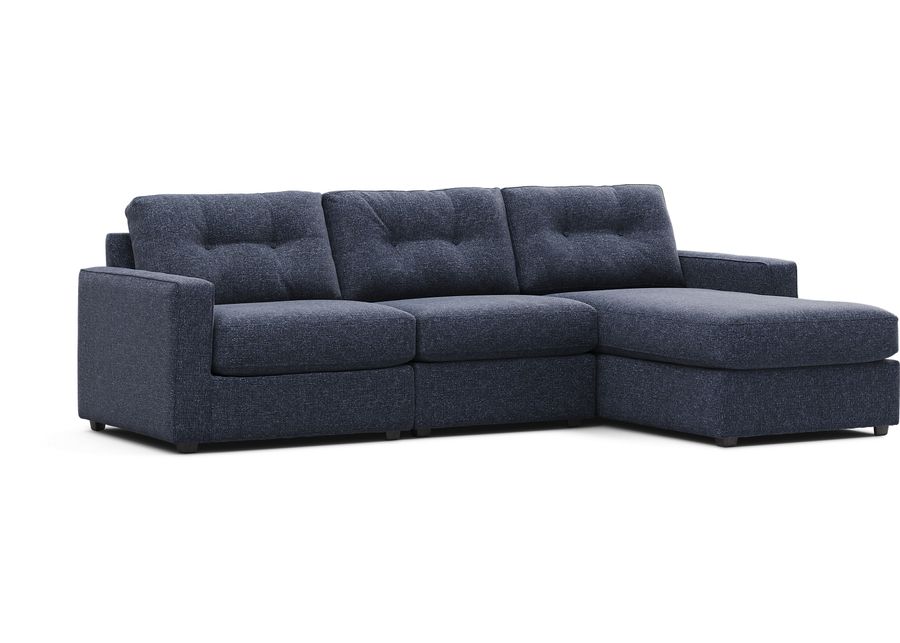 ModularOne Navy 3 Pc Sectional