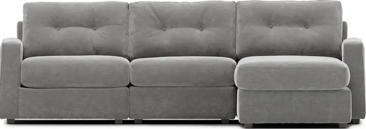 Gray 3 Pc Power Reclining ModularOne