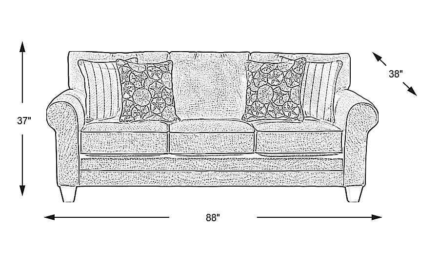 Kailani Coast Beige Gel Foam Sleeper Sofa