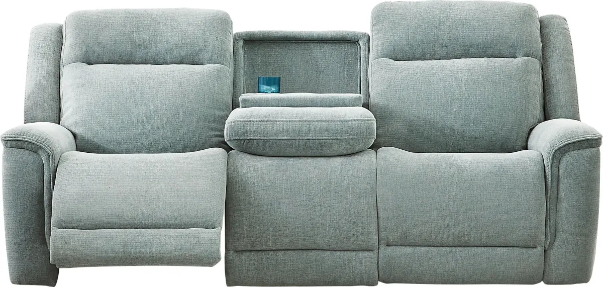 Meadow Park Seafoam 7 Pc Reclining Living Room