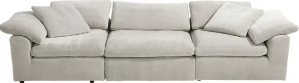 The Flow Gray 3 Pc Sectional