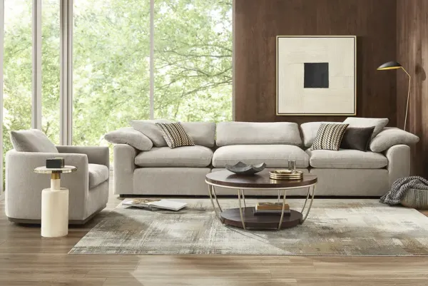 The Flow Gray 3 Pc Sectional