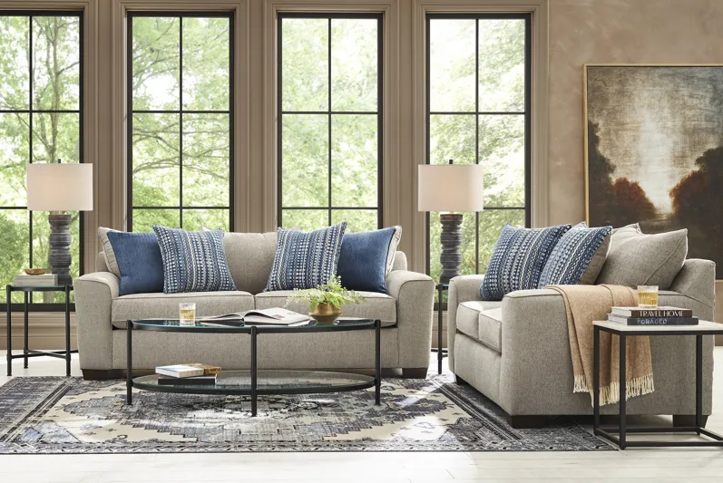 Chambers Gray 7 Pc Living Room