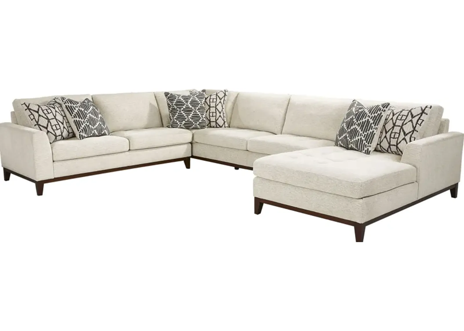 Harmon Beige 3 Pc Sectional