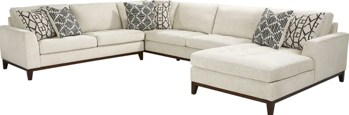 Harmon Beige 3 Pc Sectional