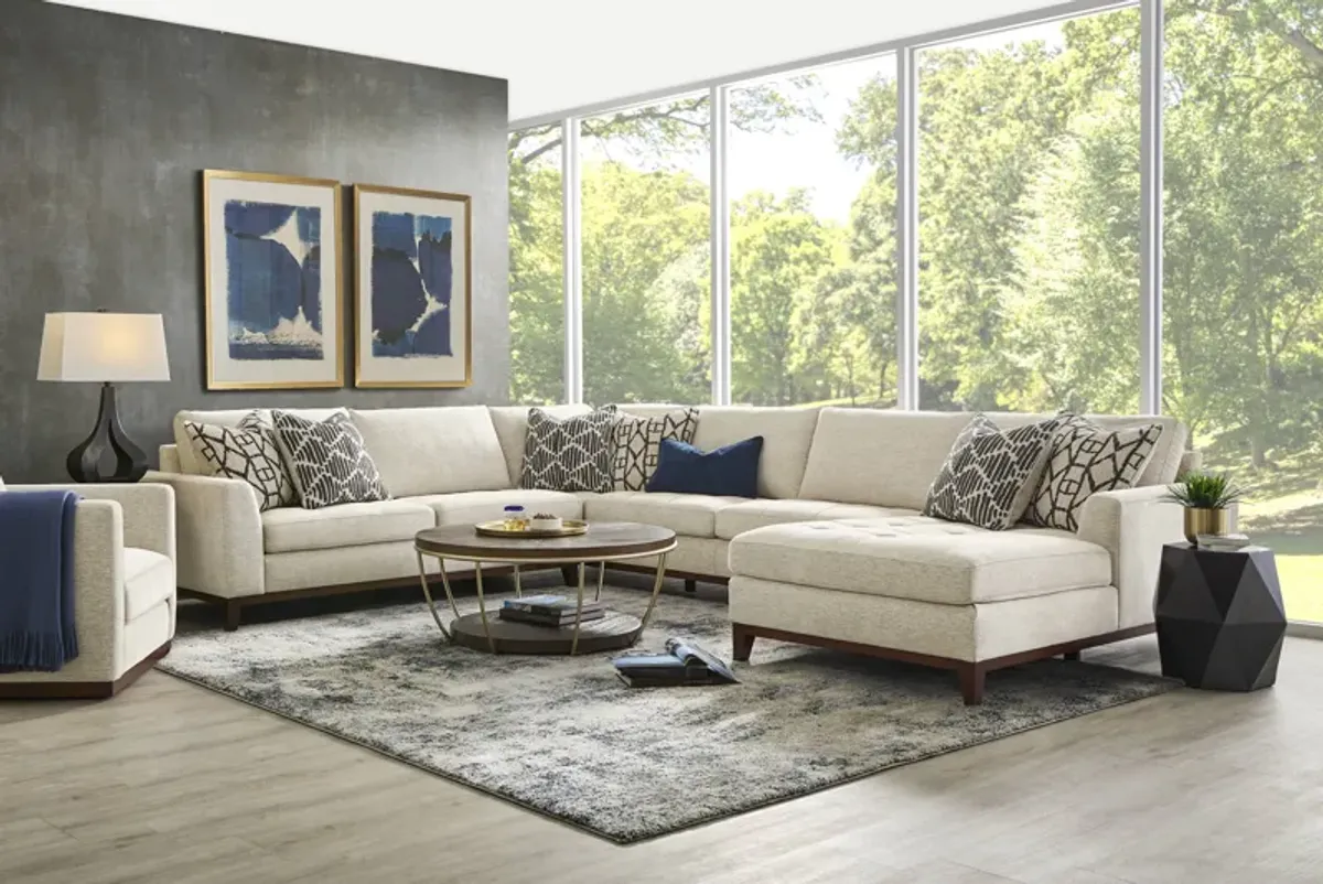 Harmon Beige 3 Pc Sectional