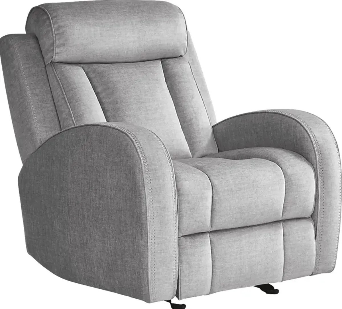 Copperfield Gray 3 Pc Living Room with Dual Power Reclining Sofa