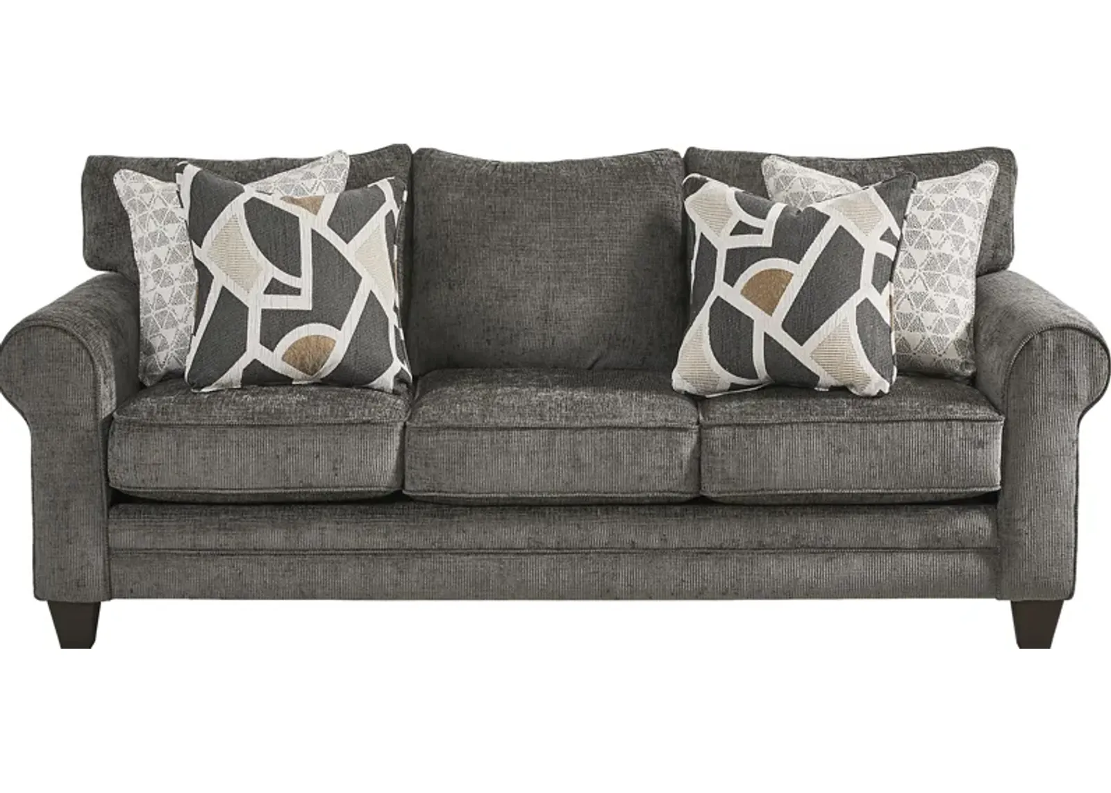 Salgado Charcoal Sleeper Sofa