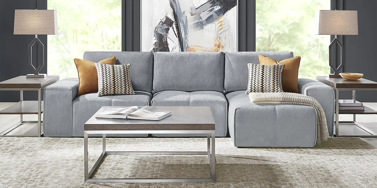 Laney Gray 3 Pc Sectional