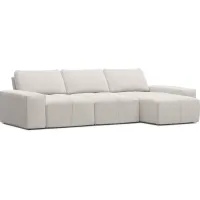 Laney Beige 3 Pc Sectional