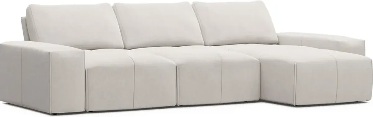 Laney Beige 3 Pc Sectional