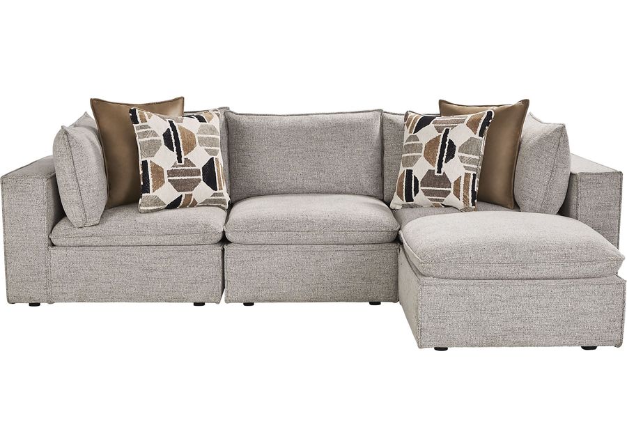 Langford Park Beige 4 Pc Sectional