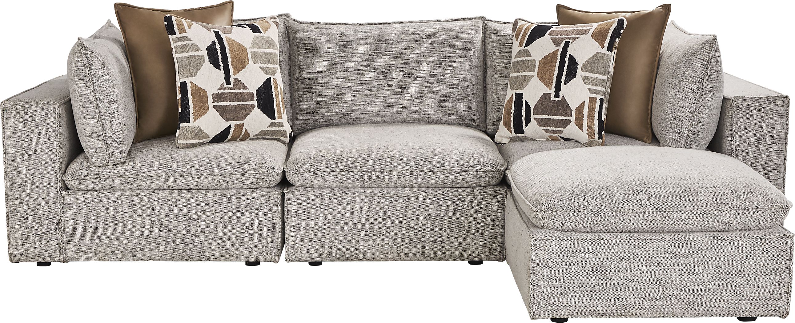 Langford Park Beige 4 Pc Sectional