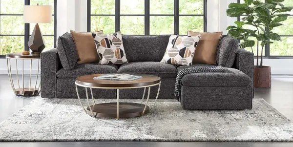 Langford Park Charcoal 4 Pc Sectional