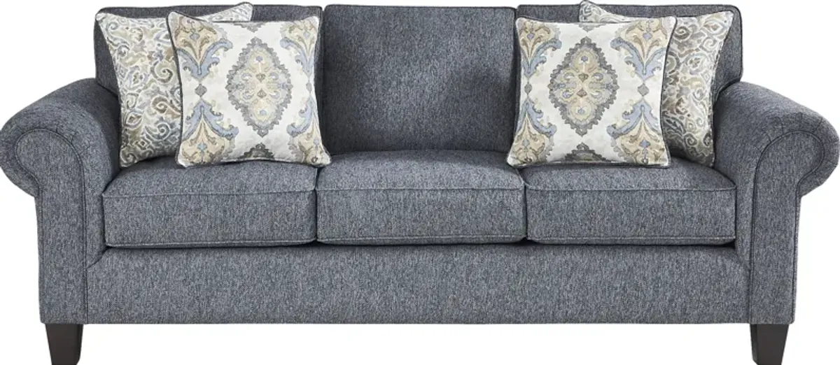 Wyndsor Way Blue Sleeper Sofa