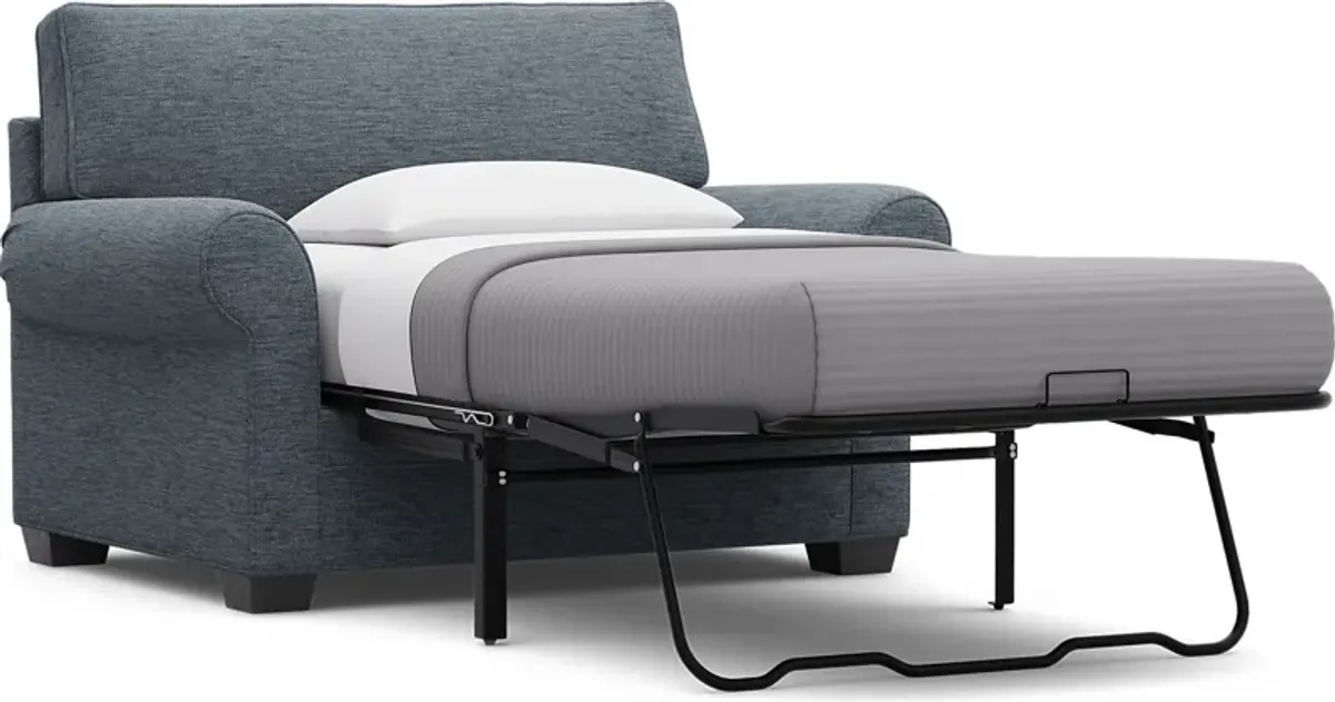 Bellingham Indigo Gel Foam Sleeper Chair