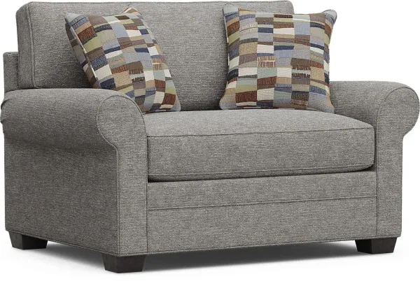 Bellingham Gray Textured Gel Foam Sleeper Chair