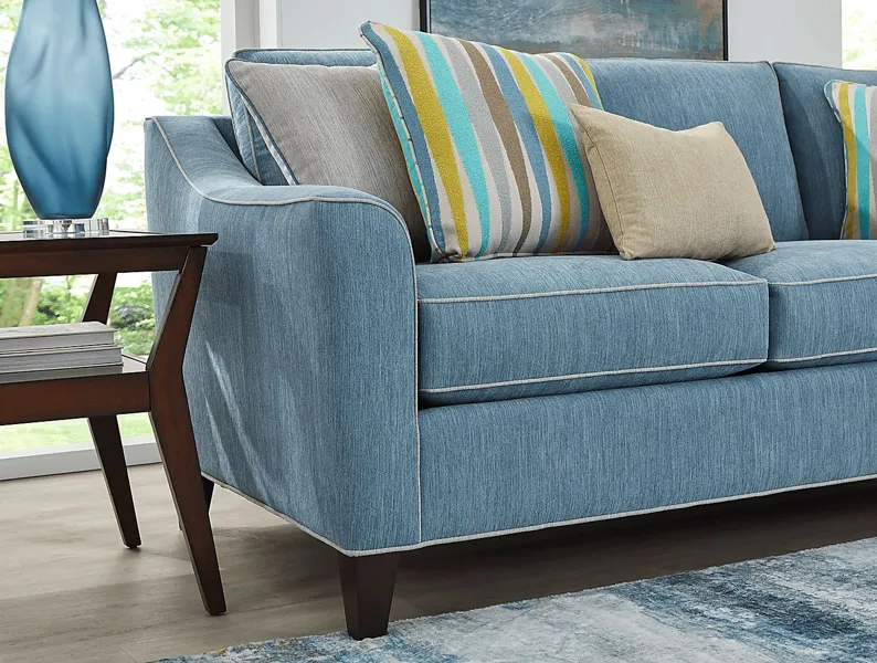 Brookhaven Blue Gel Foam Sleeper Sofa