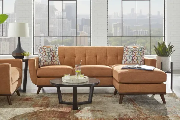 East Side Russet 4 Pc Sectional Living Room
