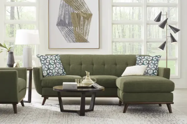East Side Avocado 4 Pc Sectional Living Room