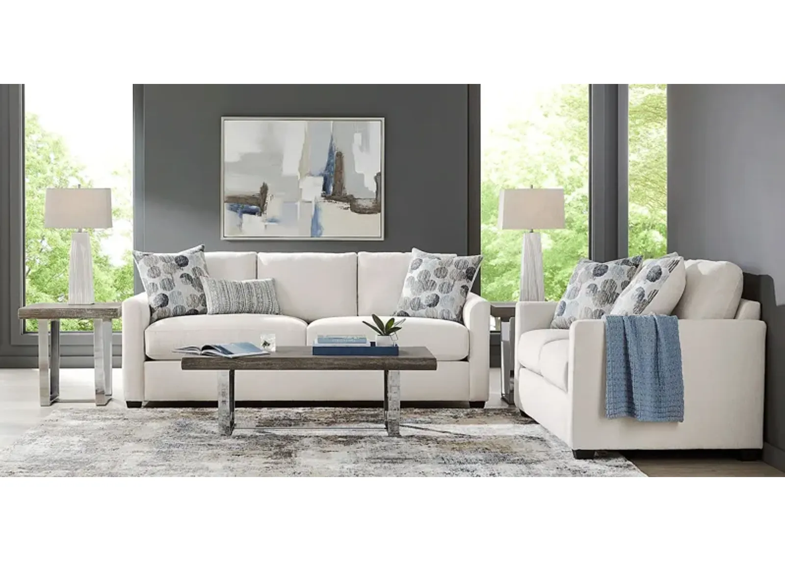 Caprice Ivory 5 Pc Living Room