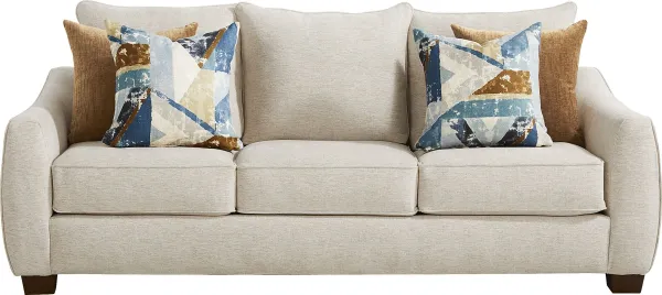 Odette Ivory Gel Foam Sleeper Sofa