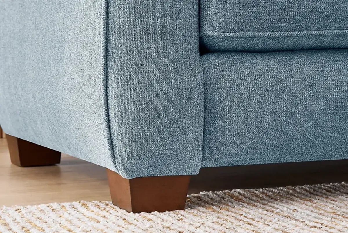 Odette Denim Gel Foam Sleeper Sofa