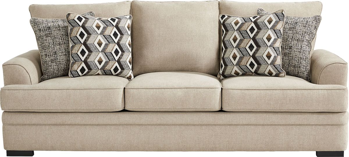 Surrey Hills Beige Queen Sleeper Sofa