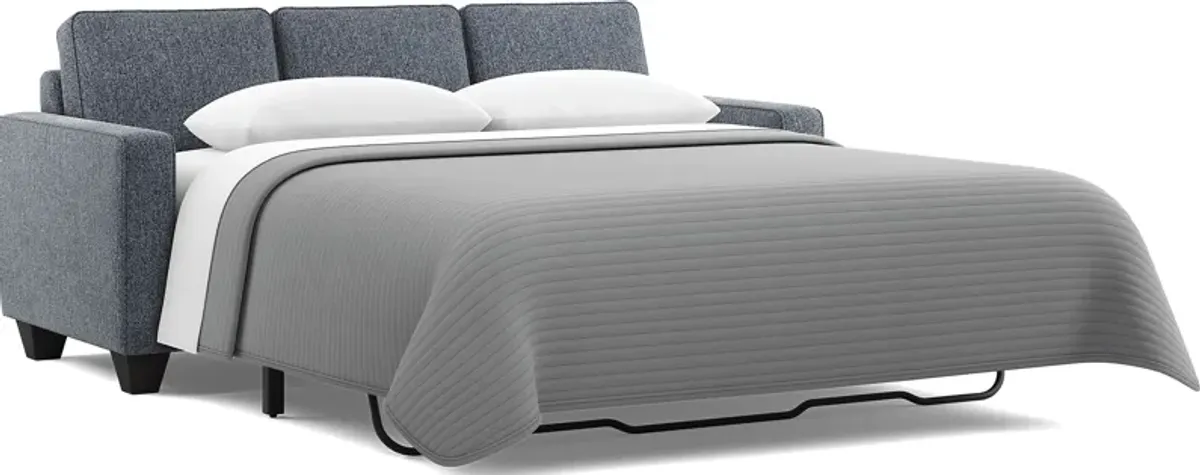 Alanis Bay Blue Gel Foam Sleeper Sofa