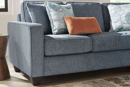 Alanis Bay Blue Gel Foam Sleeper Sofa