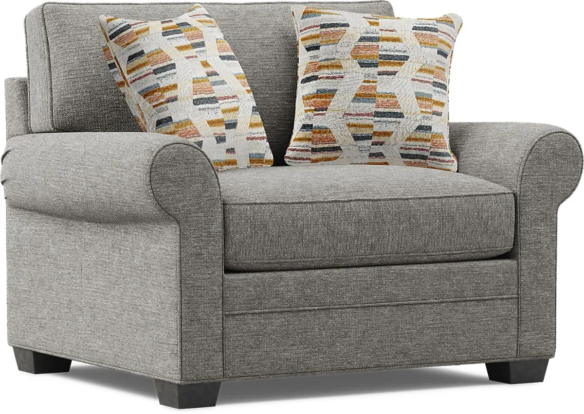 Bellingham Gray Textured Sleeper Chair