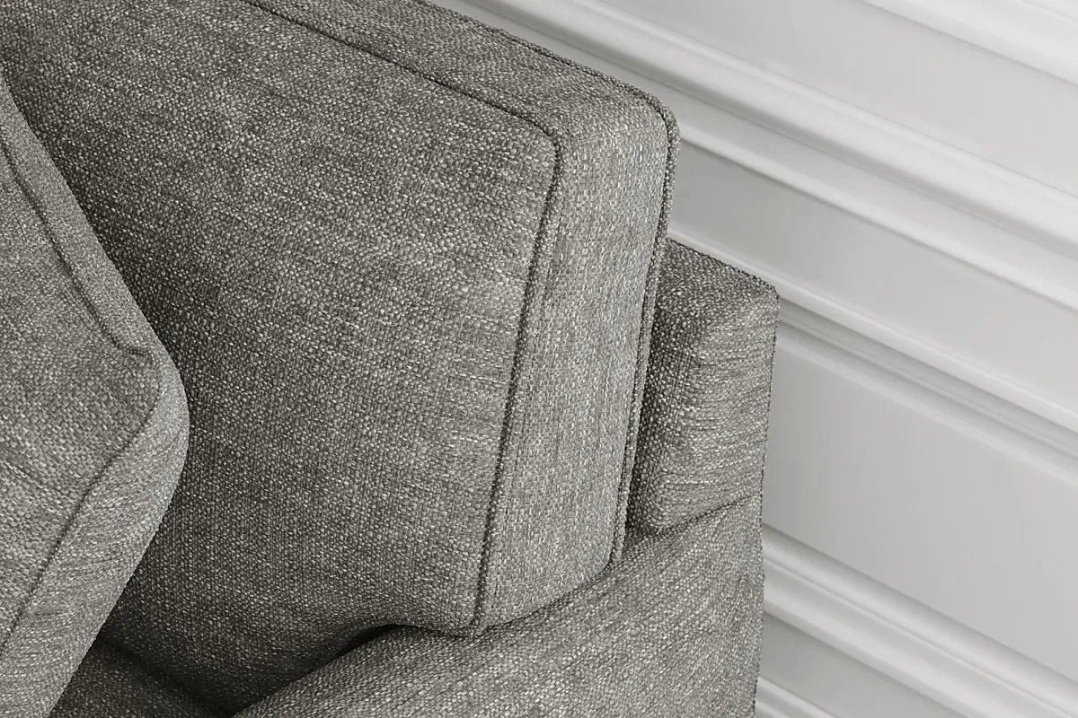 Bellingham Gray Textured Sleeper Loveseat