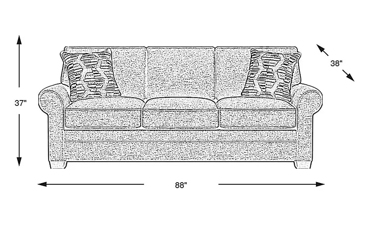 Bellingham Gray Textured Sleeper