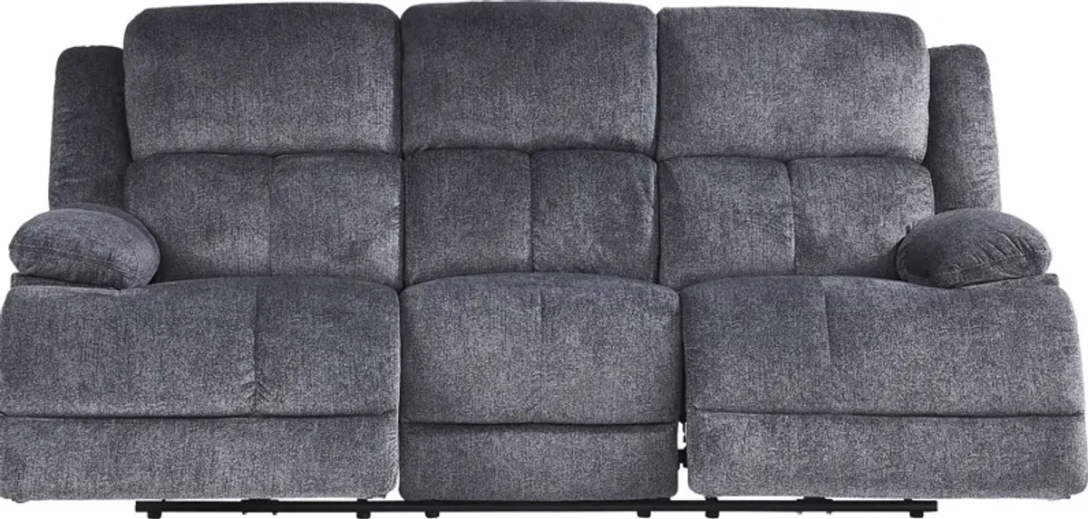 Townsend Gray Power Reclining Sofa