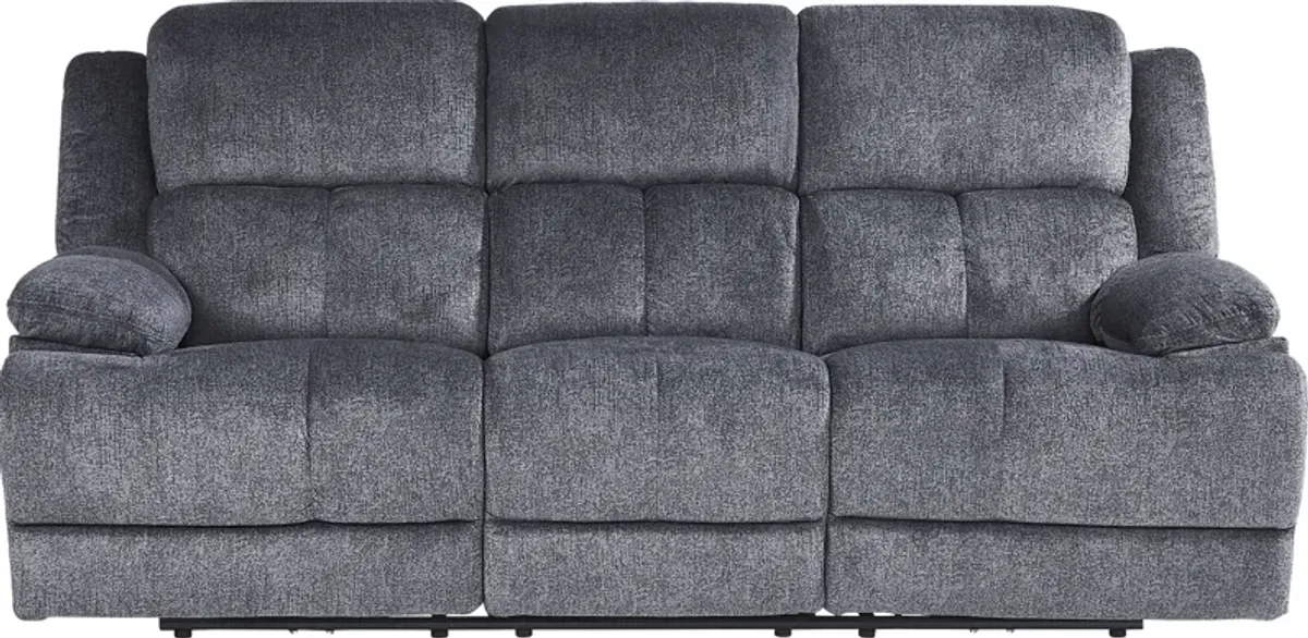 Townsend Gray Power Reclining Sofa