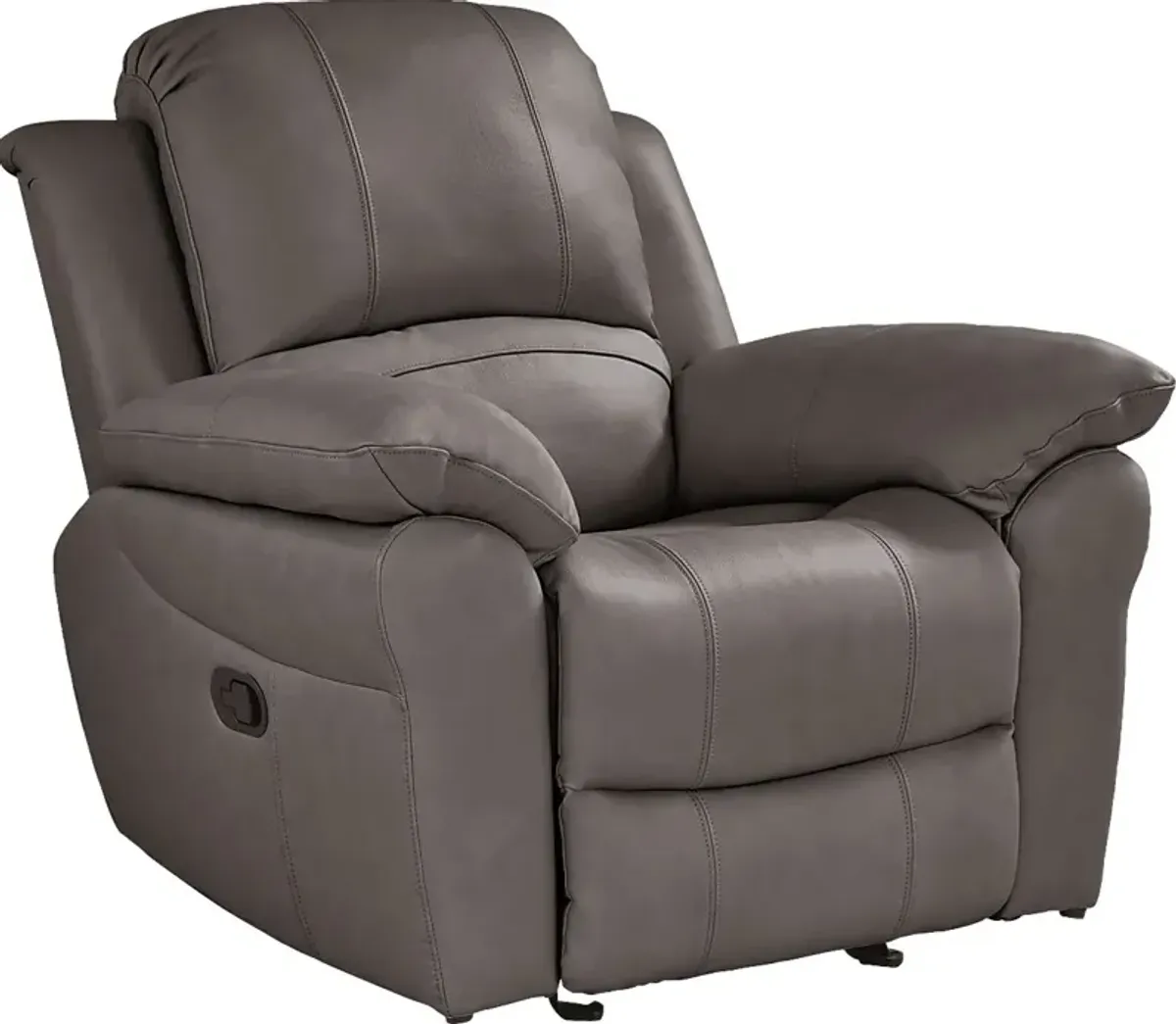 Vercelli Way Gray Leather 8 Pc Reclining Living Room