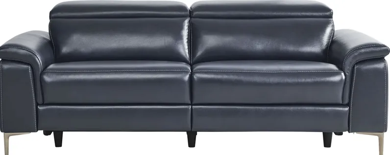 Weatherford Park Blue Dual Power Reclining Sofa