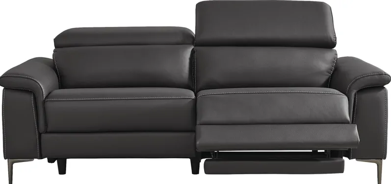 Weatherford Park Black Dual Power Reclining Sofa
