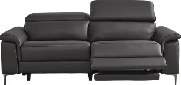 Weatherford Park Black Dual Power Reclining Sofa