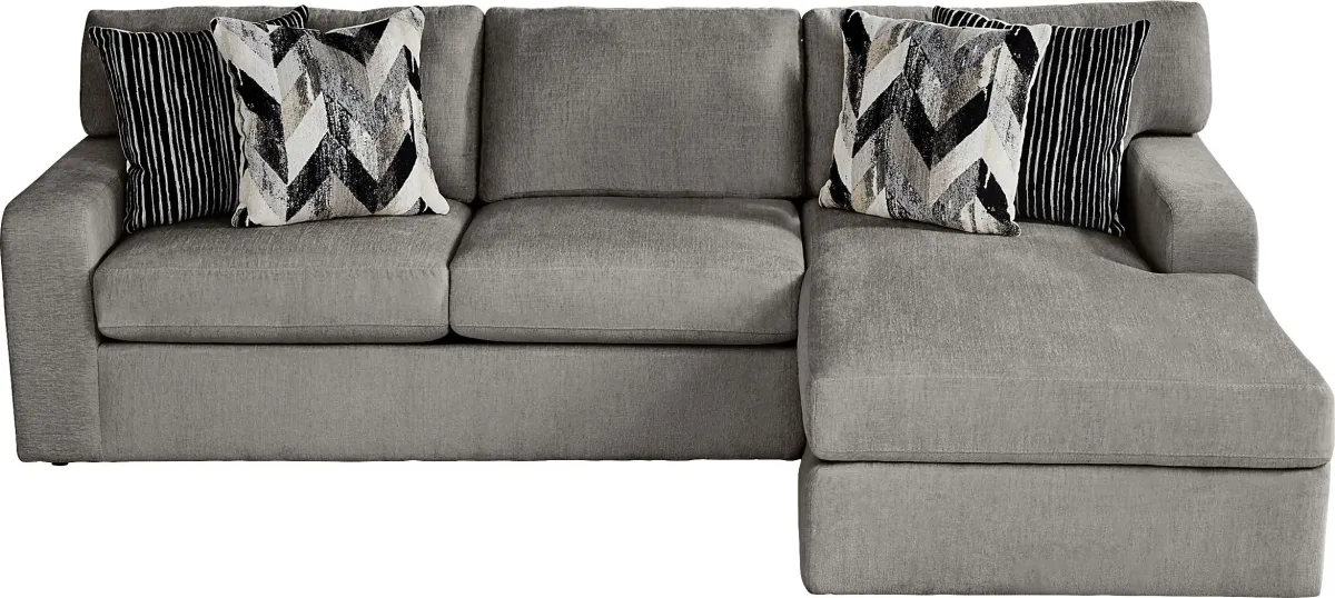 Dekker Park Gray 5 Pc Sectional Living Room