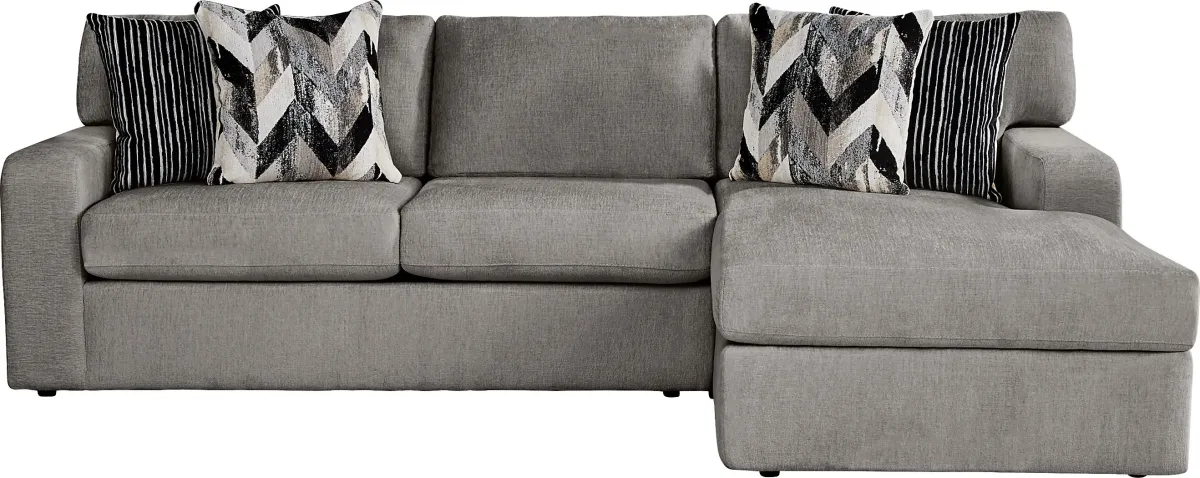 Dekker Park Gray 5 Pc Sectional Living Room