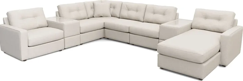 ModularOne Oyster 8 Pc Sectional
