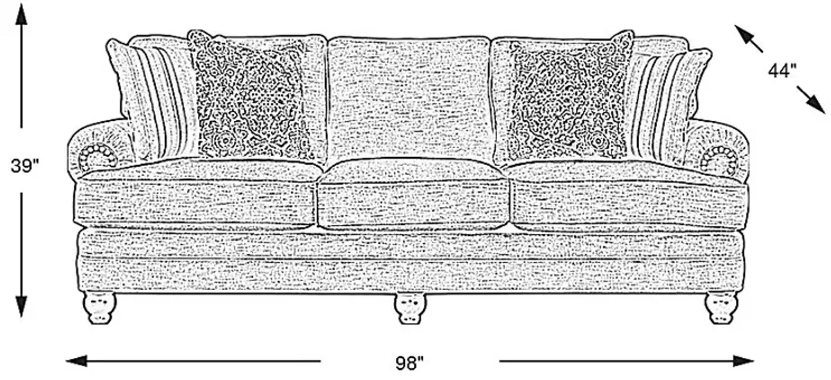 Mansfield Linen Sleeper Sofa