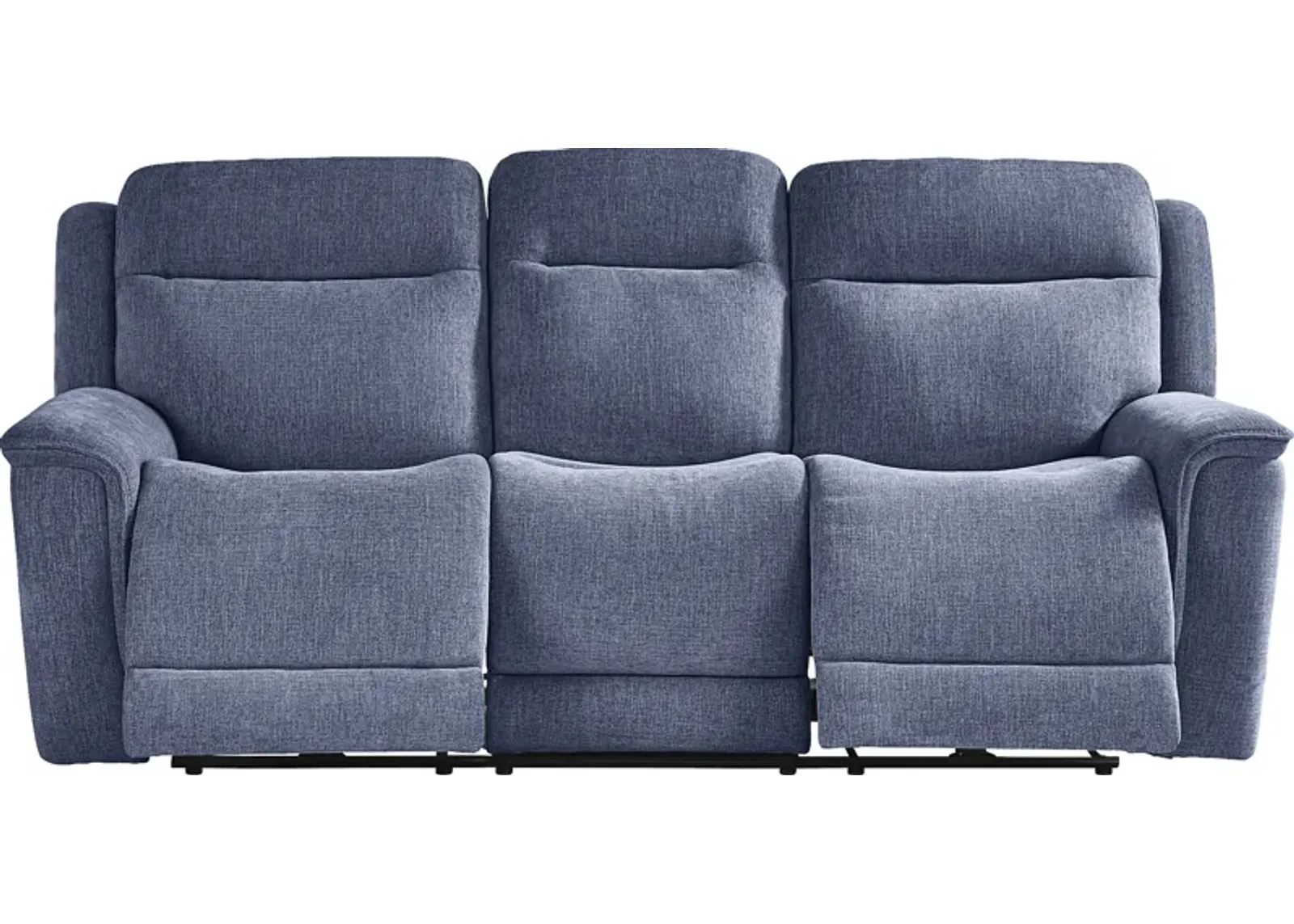 Kamden Place Cobalt Dual Power Reclining Sofa