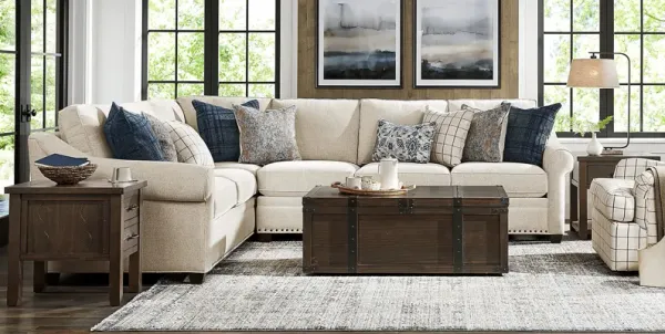 Parkview Beige 5 Pc Sectional Living Room
