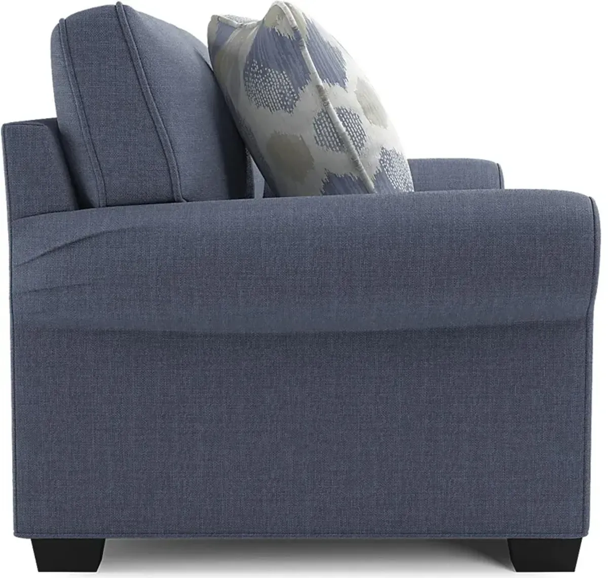 Bellingham Sapphire Textured Chenille Sleeper Loveseat